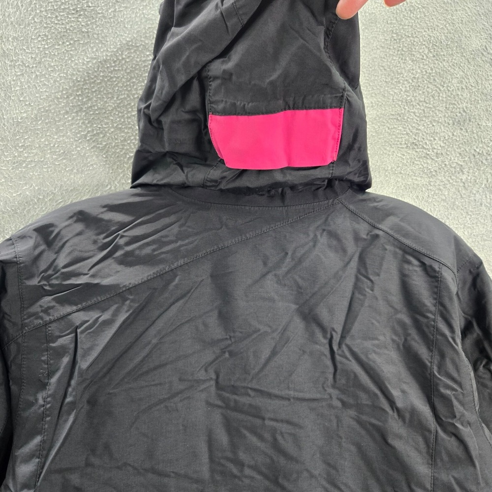 VANS Women Activewear Jacket Small Black Pink Colorblock Snow Full Zip Pocket - Picture 8 of 11